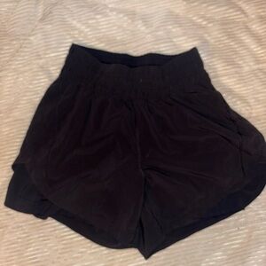 Lululemon Athletica Black Athletic Shorts with compression shorts